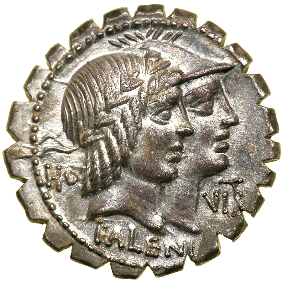 Q. Fufius Calenus and M. Cordus. Silver Denarius (3.80 g), 68 BC. Rome. HO behind, VI(RT) before,