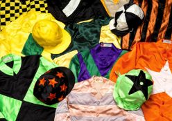 A collection of 12 miscellaneous sets of racing silks dating from the 1970s onwards,
four with the
