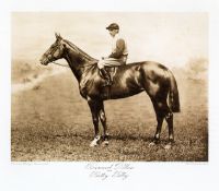 A period photograph of "Pretty Polly" with Bernard Dillon up by Clarence Hailey of Newmarket,