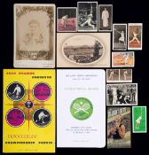 Tennis cigarette and trading cards,
traditional publishers including Churchman's, eutscher Sport,