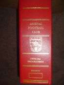 A collection of Arsenal programmes 1950s onwards,
92 homes in the 50s including a full set of 21