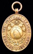 A 9ct. gold Football League representative medal,
inscribed THE FOOTBALL LEAGUE, ENGLAND v