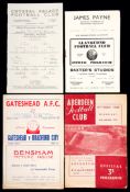 A collection of 1950s football programmes,
mostly London and southern clubs, but with representation