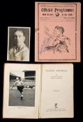 Autographed Tottenham Hotspur memorabilia,
a signed real photo postcard of Alex Lindsay; a Bill
