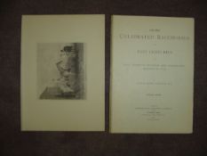Two unbound volumes of Thomas Henry Taunton's book "Some Celebrated Racehorses of the Past