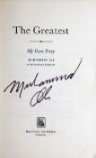 A signed copy of Muhammad Ali's autobiography "The Greatest My Own Story",
signed on the title page,