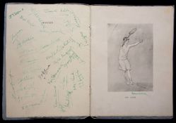 A superb multi-signed Helen Wills 1929 Art Exhibition catalogue,
held at The Cooling Galleries, 92