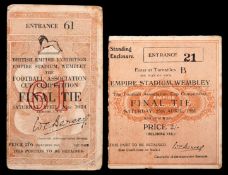 1924 Cup Final ticket Aston Villa v Newcastle United