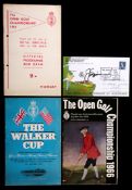 A postal cover commemorating the 1970 Open Championship at St Andrews signed by Jack Nicklaus,