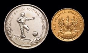 A Football Combination League Championship winner's medal awarded to John Ryden of Tottenham Hotspur