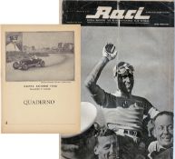 1938 R.A.C.I. magazine dated 15th September - Nuvolari wins the Italian Grand Prix,
also with full