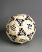 The match ball used when Ryan Giggs made his first full start and scored his first goal in senior