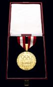 An Innsbruck 1976 Winter Olympic Games gold winner's prize medal,
AWARDED TO THE SOVIET UNION'S