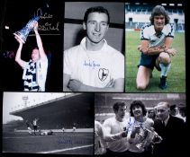 Tottenham Hotspur autographs,
25 12 by 8in. signed photographs of Spurs players 1950s to 1980s