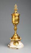 The 1926 Cheltenham Gold Cup presented to Mr Frank Barbour after the victory of his steeplechaser "
