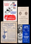 21 Tottenham Hotspur programmes,
F.A. Cup semi-finals 1948, 1953, 1956, 1961, 1962 & 1967 and finals