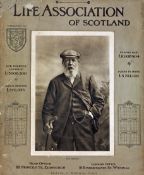 A Life Association of Scotland calendar for 1908 featuring a photogravure portrait of the golfer Tom