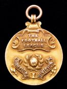 A 9ct. gold 1921-22 Football League Division Two Championship medal awarded to Sam Hardy of