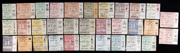 A complete set of 32 tickets for all the matches held at the 1966 World Cup,
including three