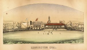 After William Burrup (Hon. Sec. Surrey County Cricket Club),
KENNINGTON OVAL 
an arch-shaped