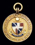 A Birmingham City wartime Football League (South) Champion's medal 1945-46 awarded to Frank