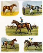 A signed Lester Piggott print titled "The Five Greatest I Ever Rode", signed in pencil by the jockey