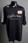 Dennis Bergkamp: a signed black No.10 'Dream Team' jersey from the Edwin van der Sar Testimonial