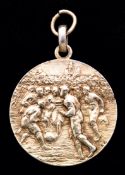 A medal for the second edition of the Torneo Internazionale Stampa Sportiva also known as the Sir