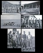 A group of 53 b&w photographs printed from original negatives from the Jim Sullivan rugby league