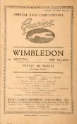 A rare run of bound volumes of Wimbledon greyhound racing programmes formerly owned by Arundel