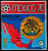 A complete album of Panini's first internationally marketed sticker album 'Mexico 70', 
all stickers