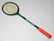 The squash racquet used by Jahangir Khan when winning the 1983 British Open Championship,
a
