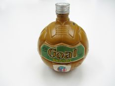 A `Goal` brandy bottle bearing the crest of Bologna FC Provenance: Torino Olympic Stadium Museum of