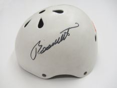 A signed Tom Boonen cycling helmet Provenance: Torino Olympic Stadium Museum of Sport