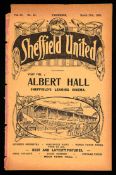 F.A. Cup semi-final programme Manchester City v Manchester United played at Bramall Lane 27th March