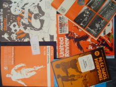 A collection of 500 programmes from Football League Cup ties, 182 from the 1960s, 238 from the