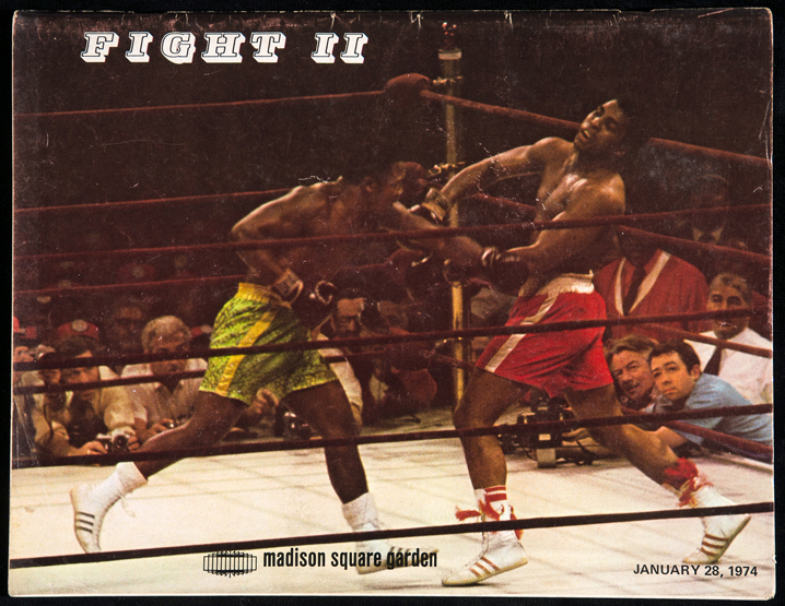Muhammad Ali v Joe Frazier official fight programme, Madison Square Garden, New York City, 28th