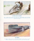 World Speed Records Achieved by Gt. Britain 1930-31, a period souvenir folio containing six colour