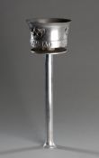 A 1948 London Olympic Games bearer`s torch, designed by Ralph Lavers, aluminium alloy, the bowl