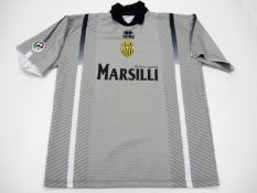 Nicolas Frey: a grey Verona No.17 Serie A goalkeeping jersey season 1999-2000, short-sleeved, Lega