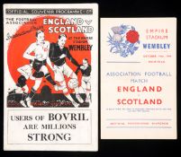 England v Scotland international programme played at Wembley 14th April 1934,
areas of