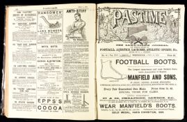 Pastime Magazine,
a thick, bound volume of 138 issues of The Lawn Tennis Journal and Weekly Record