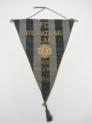 A FC Inter pennant for the Angelo Bruni Trophy in the 1950s

Provenance: Former Director of the FC