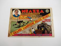 Memorabilia relating to the Italian footballer Giuseppe Meazza,
comprising: a paperback 'Ti