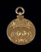 Arsenal FC: a 9ct. gold 1932-33 Football League Division One Championship medal,
the obverse