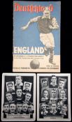 Germany v England international programme played at the Olympic Stadium Berlin 14th May 1938,