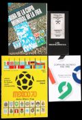 World Cup programmes, guides, brochures and other souvenir publications and memorabilia,
a 1950