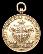 F.A. Amateur Cup runners-up medal 1910-11 relating to Bishop Auckland,
inscribed THE FOOTBALL