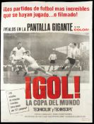 1966 World Cup film & sound recordings,
the lot including a large Argentinian poster for the