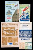 A collection of F.A. Cup final programmes and tickets,
programmes for 1948 to 1953 inc., 1954 (